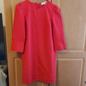 LOFT Petite Red Dress 0P